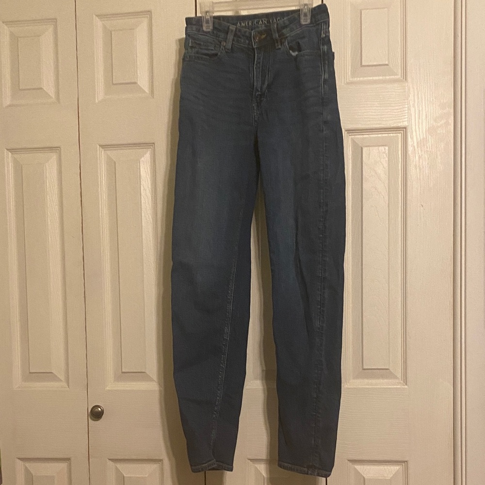 American Eagle Outfitters Classic Blue Straight Leg Jeans